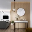 Profil dreapta pentru riflaj decorativ 3D Onda, Stejar Natural, 3.2x1.3x270 cm - Img 10
