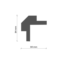 Profil scafa LED - KD503 - 8.4x8.4x115 cm - Img 2