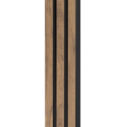 Profil stanga pentru riflaj decorativ 3D Olmo, Oak Craft, 4.2x1.2x270 cm