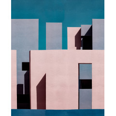 Tapet Abstract Building, Pastel, Rebel Walls - Img 2