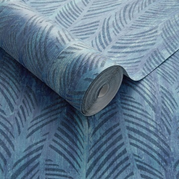 Tapet, Bramble, Blue Dusk Luxury Bead, 1838 Wallcoverings, 5.3mp / rola - Img 2