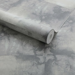 Tapet, Crystalline, Quartz Grey Luxury Tile, 1838 Wallcoverings, 5.3mp / rola - Img 2