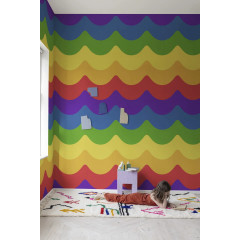 Tapet Flowing Pride, Rebel Walls - Img 1