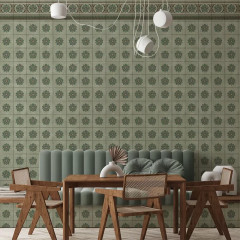 Tapet Green Tiles, VLAdiLA - Img 1
