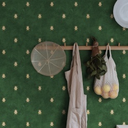 Tapet lavabil, Audrey, Dark Green, Sandberg, 5.3mp / rola