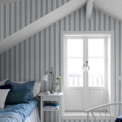 Tapet lavabil, Hamnskär Stripe 8874, 5.3mp / rola - Img 1