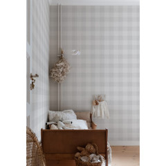 Tapet lavabil Lykke, Mineral Grey, Sandberg, 5mp / rola - Img 1
