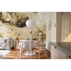 Tapet Marble Stream, Gold, Rebel Walls - Img 1