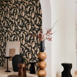 Tapet Moroccan Branches, Black, Coordonne 5mp / rola - Img 1