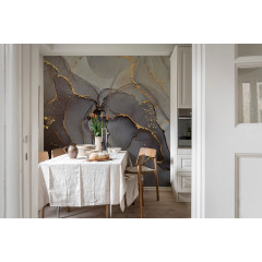 Tapet Onyx, Black, Rebel Walls - Img 1