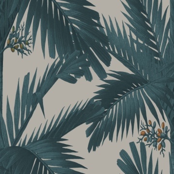 Tapet Palm Spring, Teal, Rebel Walls, 5 mp / rola - Img 2