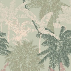 Tapet, Palms, Menta, Coordonne, 5mp / rola - Img 2