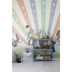 Tapet pentru copii Circus, Rainbow, Rebel Walls - Img 5