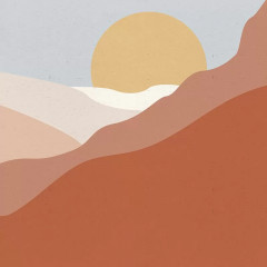 Tapet Postcard Desert Clear Sky, VLAdiLA - Img 2