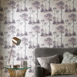 Tapet, Prior Park, Pink Luxury Tree, 1838 Wallcoverings, 5.3mp / rola