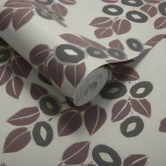 Tapet Rosetta, Rose Pink Luxury Leaf, 1838 Wallcoverings, 5.3mp / rola - Img 3