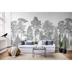 Tapet Scandinavian Bellewood, Gray, Rebel Walls - Img 3
