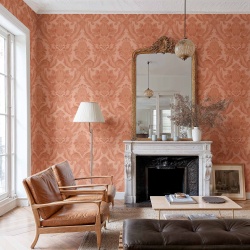 Tapet Venetian Damask, Peach, Coordonne, 5mp / rola - Img 1