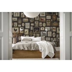 Tapet Vintage Frames, Black, Rebel Walls - Img 3