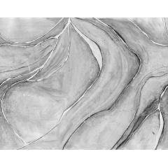 Tapet Watercolor Flow, Gray, Rebel Walls - Img 2