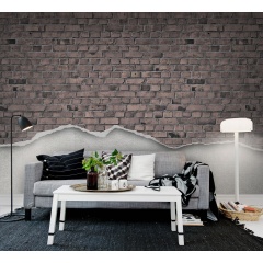 Tapet Well-Worn Brick Wall, Old Style, Rebel Walls - Img 3