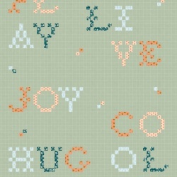 Tapet, Wordplay, Mint, Coordonne, 5mp / rola
