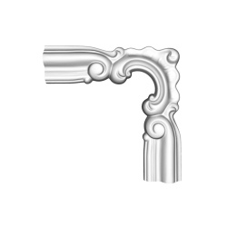 Chenar din poliuretan CR824A - 14.5x14.5x1.8 cm