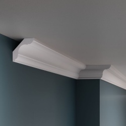 Cornisa polimer rigid, Allegria, K4 - 6x6x200 cm - Img 3