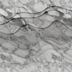 Fototapet, 3D Wave, Marble, Rebel Walls - Img 2