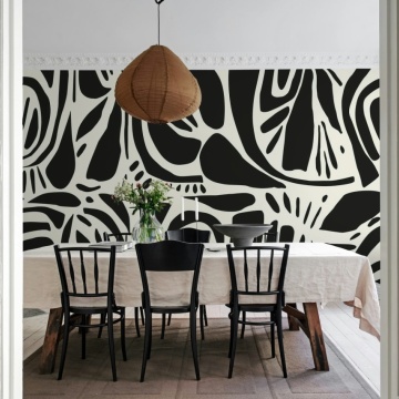Fototapet, Abstract Forms, Black & White, Rebel Walls - Img 3