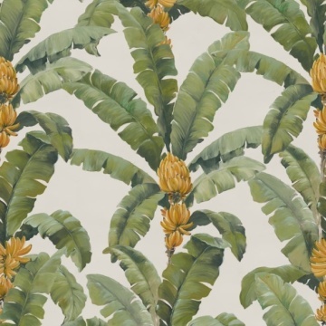 Fototapet, Banana Leaf, White, Rebel Walls - Img 2