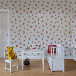 Fototapet, Berry Cute, Red, Rebel Walls