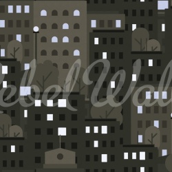 Fototapet, Big City, Graphite, Rebel Walls - Img 2