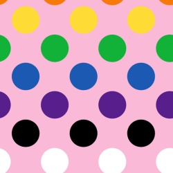 Fototapet, Big Dots, Happy Pink, Rebel Walls - Img 5