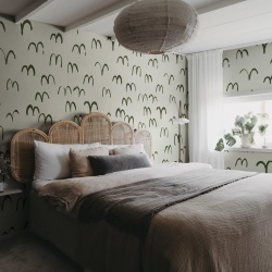 Fototapet, Bird, Green, Rebel Walls
