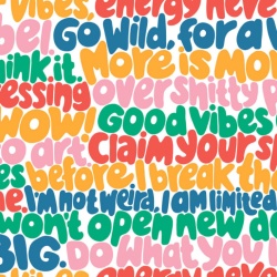 Fototapet, Blah Blah Blah, Rainbow, Rebel Walls - Img 2