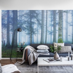 Fototapet, Blue Forest, Rebel Walls