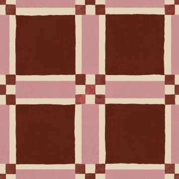 Fototapet, Bold Grid, Burgundy, Rebel Walls - Img 2