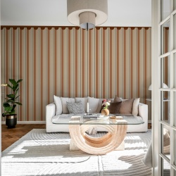 Fototapet, Border Stripe, Brown, Rebel Walls - Img 3