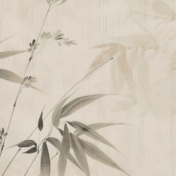 Fototapet Botanic Marron et Beige Silence Rêve MS206