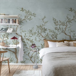 Fototapet, Branches of Dreams, Light Blue, Rebel Walls
