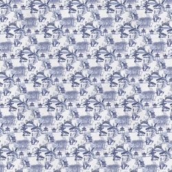 Fototapet Chinese toile (blue), VLAdiLA - Img 3