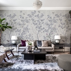 Fototapet, Chinoiserie Chic, Pearl Gray, Rebel Walls - Img 8