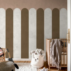 Fototapet, Circus Stripes, Chocolate, Rebel Walls - Img 3