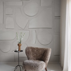 Fototapet, Clay Figures, White, Rebel Walls