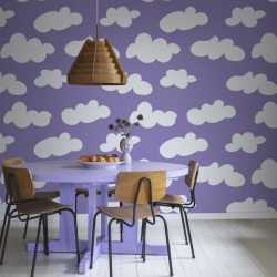 Fototapet, Cloudy, Lilac, Rebel Walls - Img 4