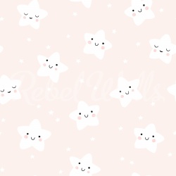 Fototapet, Cute Stars, Peach, Rebel Walls - Img 5