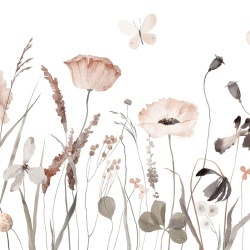 Fototapet, Delicate Meadow, Pastel, Rebel Walls - Img 2