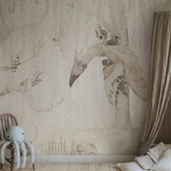 Fototapet, Dream Forest Boy, Off White, Rebel Walls - Img 3