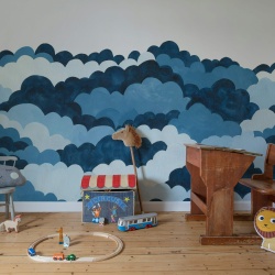 Fototapet, Dreamy Clouds, Blue, Rebel Walls - Img 3